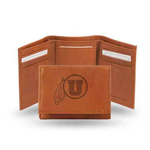 STR530102: NCAA STR Trifold Wallet, Utah